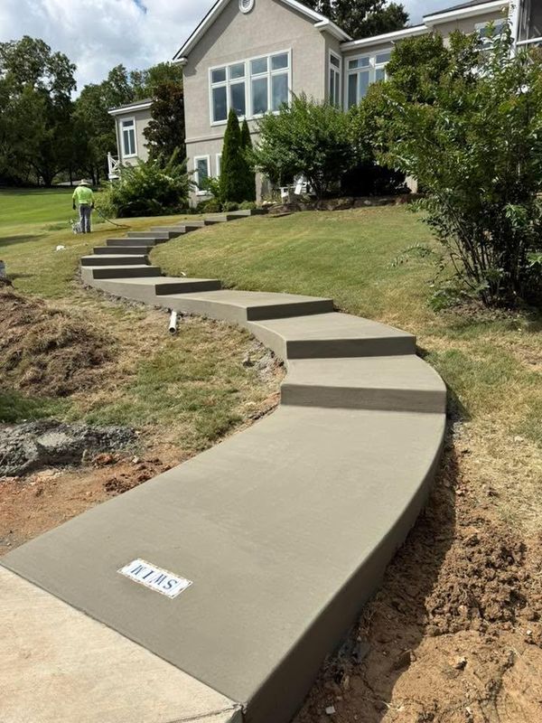 Stamped Concrete Installation