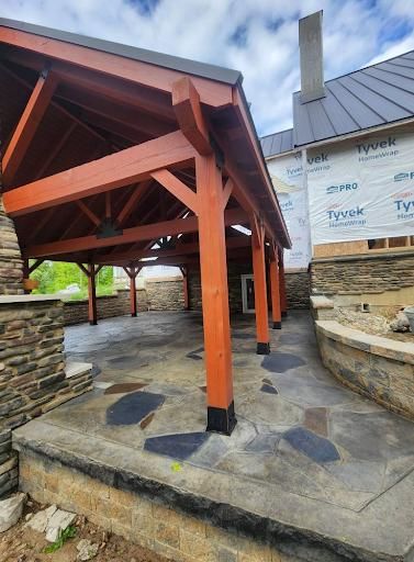 Stamped Concrete Installation