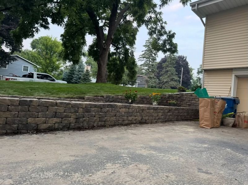 Retaining Wall Installation