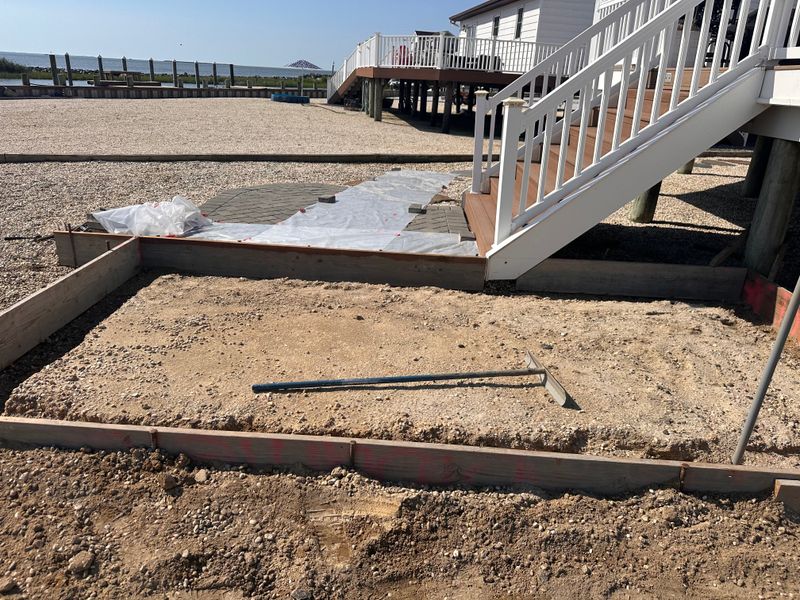 Stamped Concrete Installation