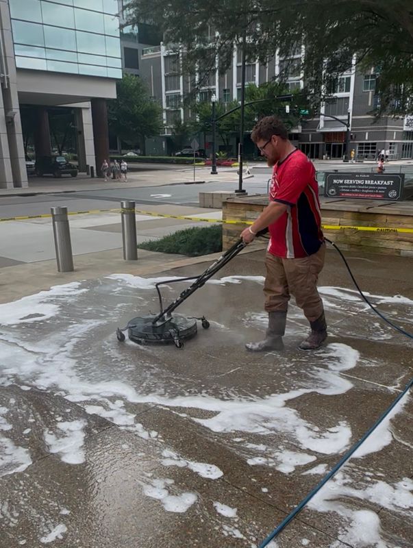 Commercial Concrete Cleaning