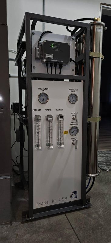 Whole house reverse osmosis system installation