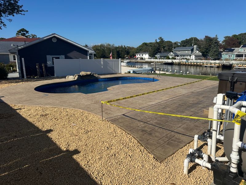 Stamped Concrete Installation