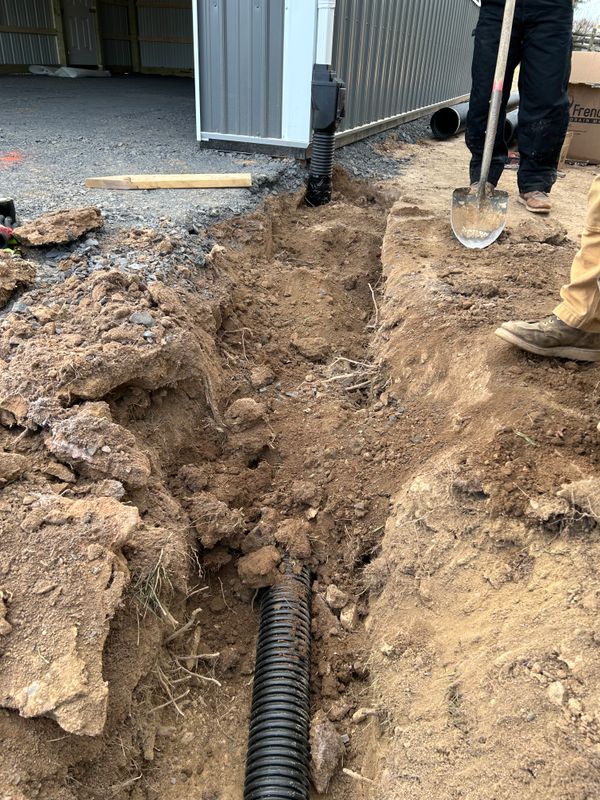 Outdoor French Drains