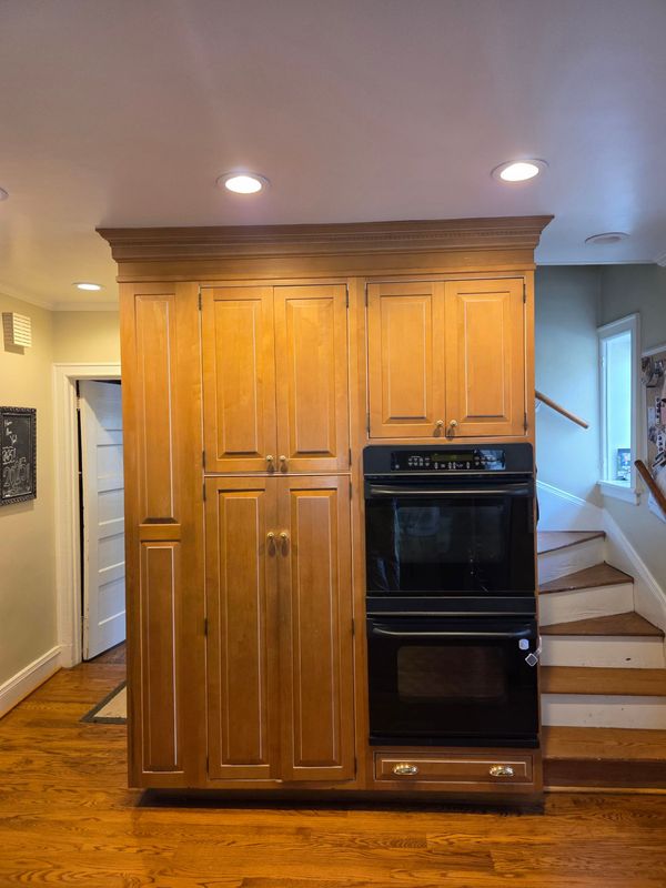 Kitchen Cabinet Painting in Ardmore, PA | Sherwin-Williams Snowbound Finish