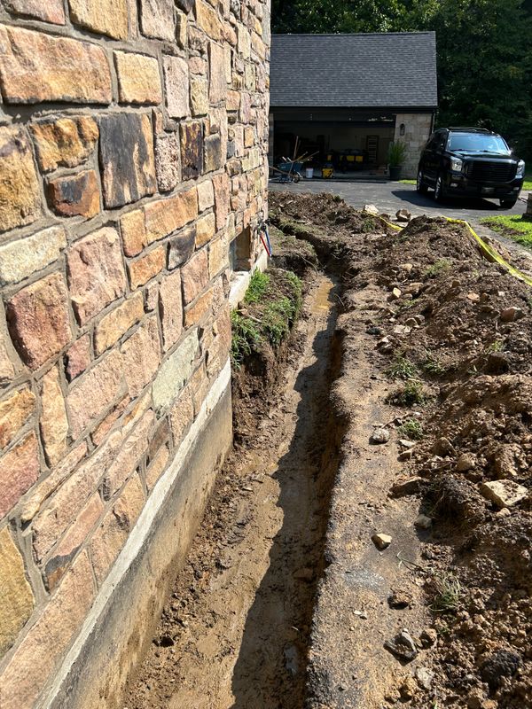 Outdoor French Drains