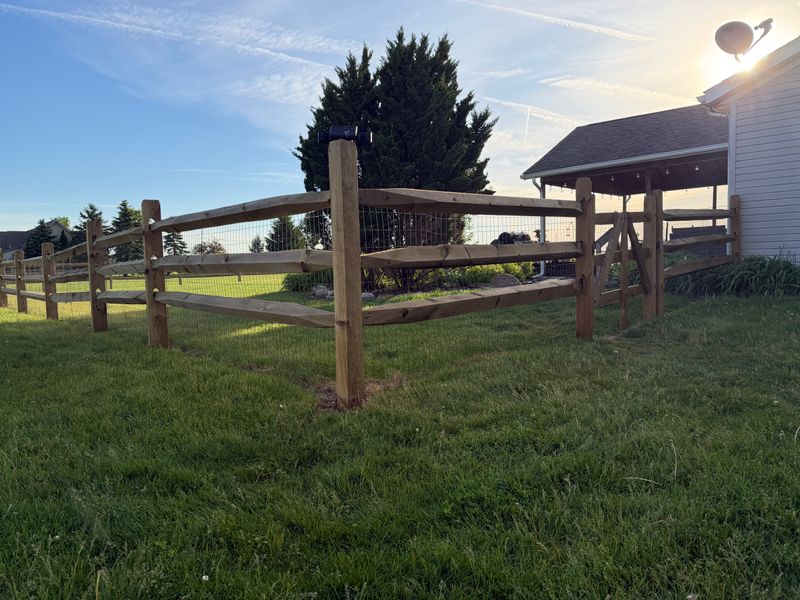 Fence Staining