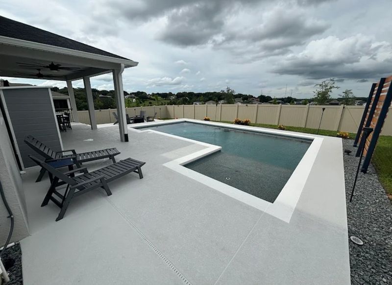 Pool deck resurfacing