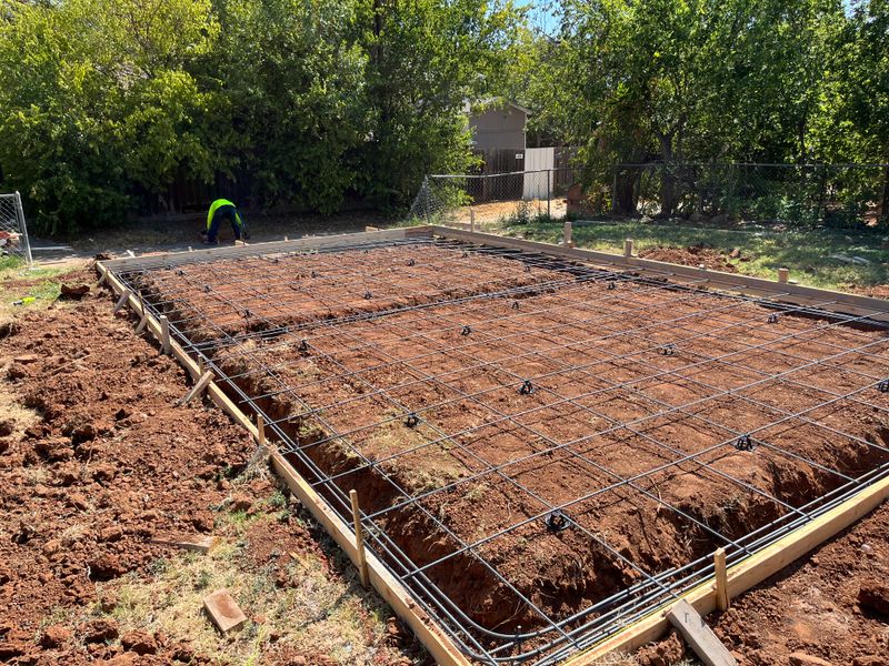 Concrete foundation