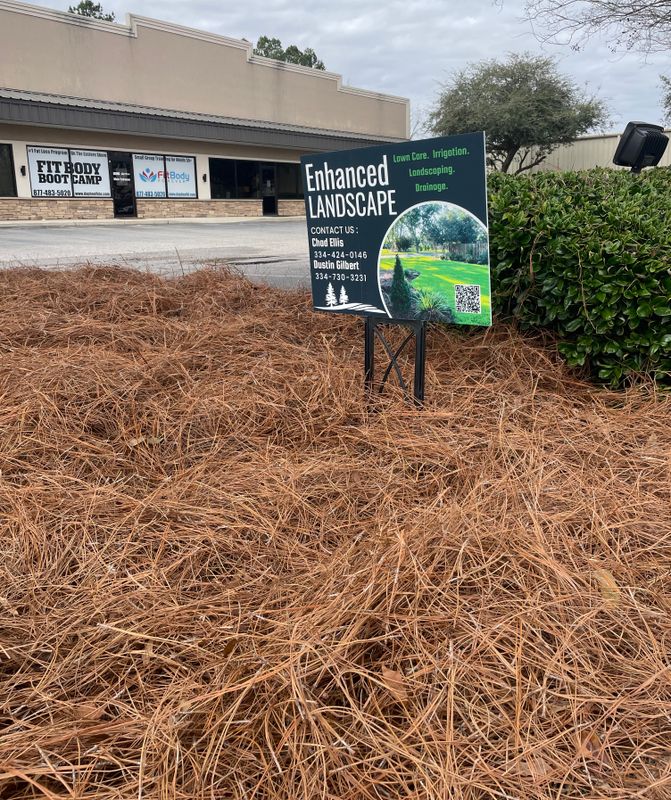 Mulch, Pine Straw Installation