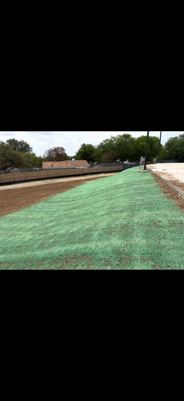 Pipeline right-of-way Hydro Mulching