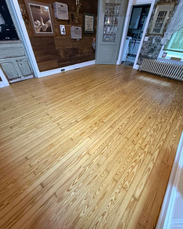 Pine Flooring Refinish