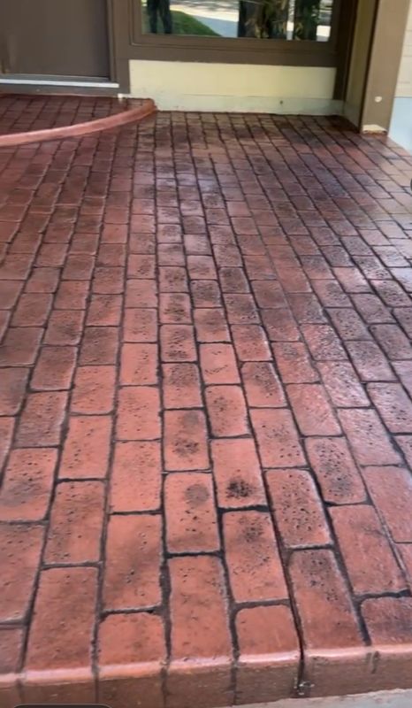 Stamped Concrete Installation