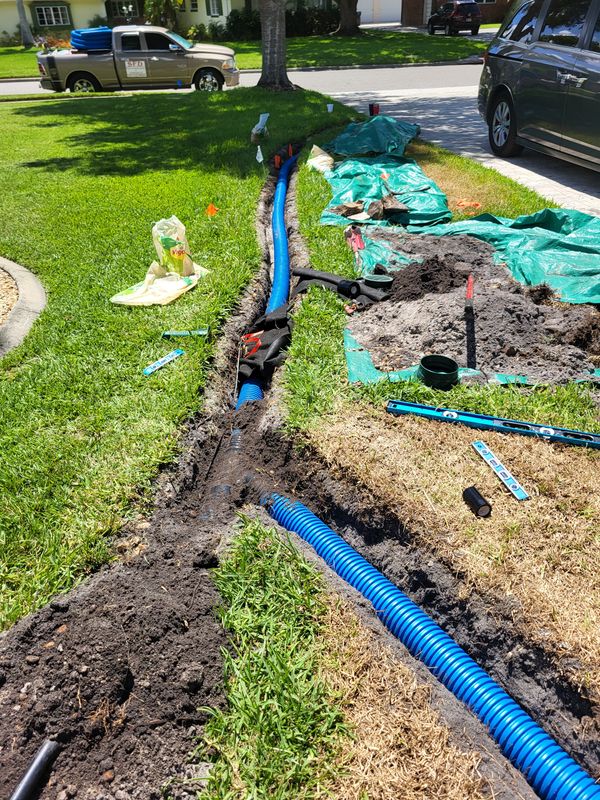 DOWNSPOUT DRAINS