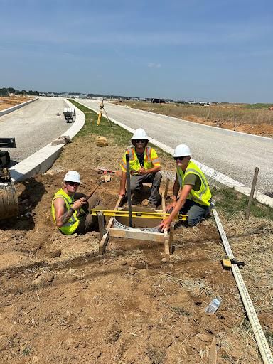 Pole base foundations