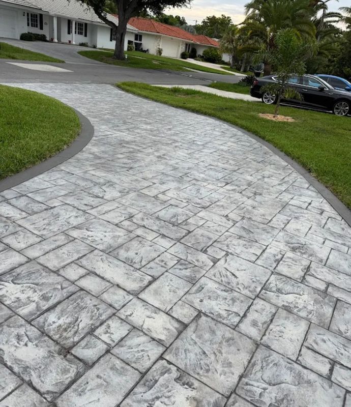 Stamped Concrete Installation