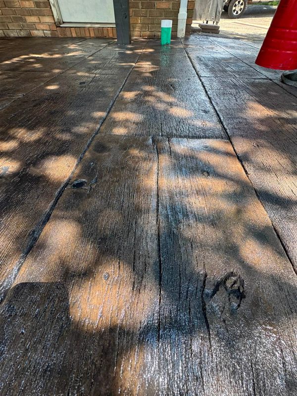 Stamped Concrete Installation