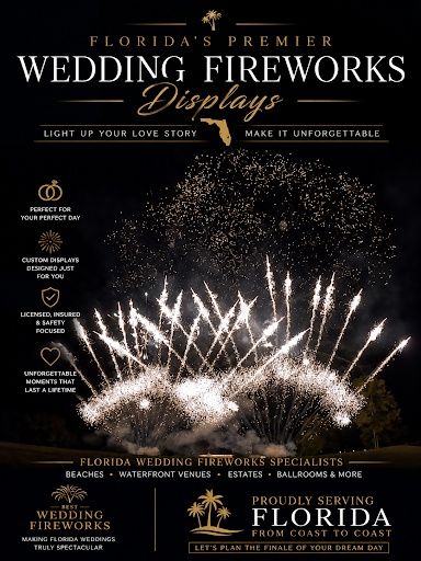 Florida Wedding Fireworks Displays