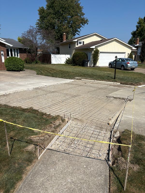 Driveway tear out and replacement