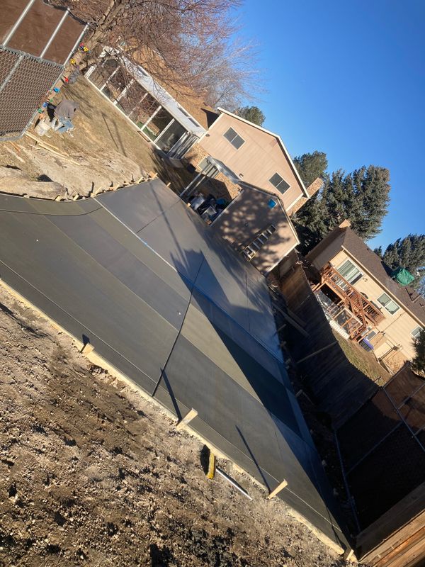 Stamped Concrete Installation