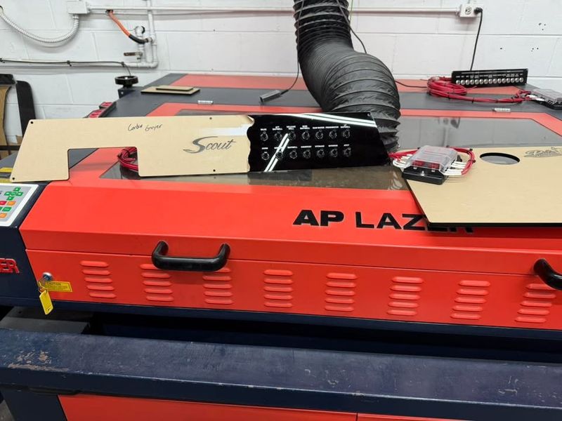 Custom Acrylic Dash Panel Fabrication
