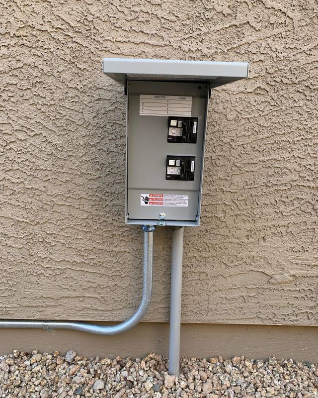 Exterior outlet installations