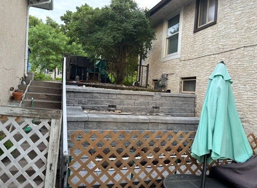 Retaining Wall Installation