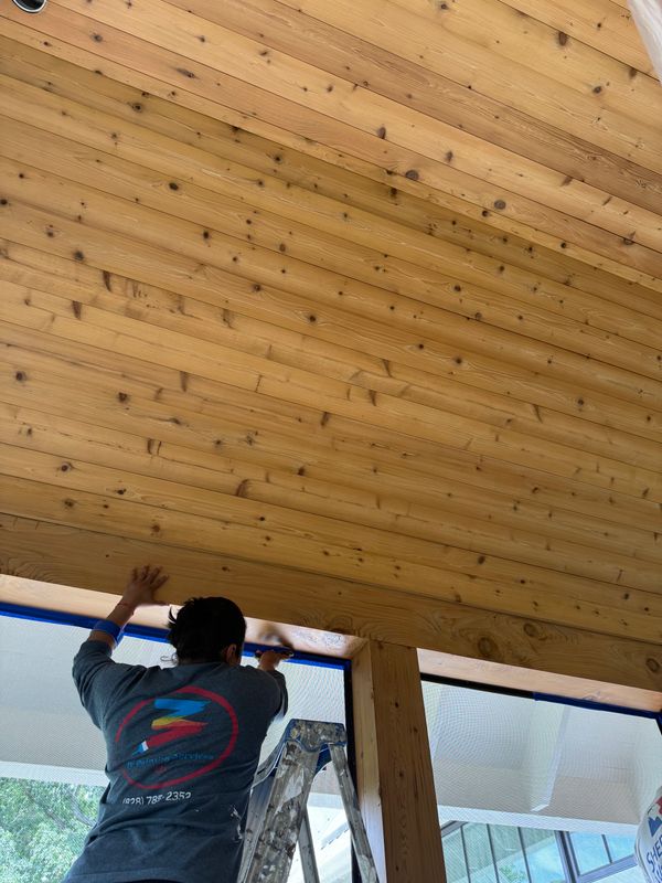 Exterior Deck staining & building
