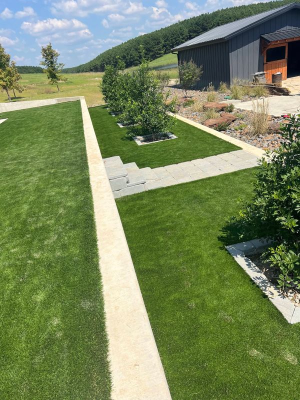 Residential Artificial Turf Installation
