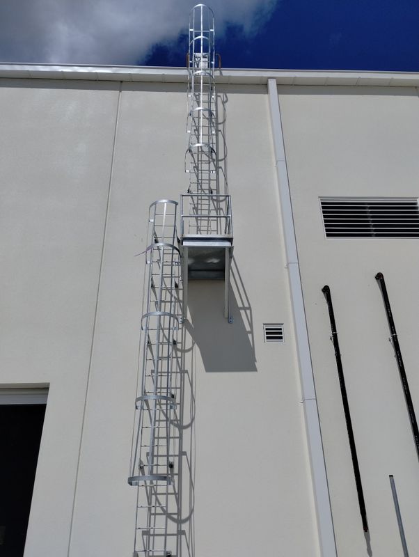 Structural Stair and Rail Erecting