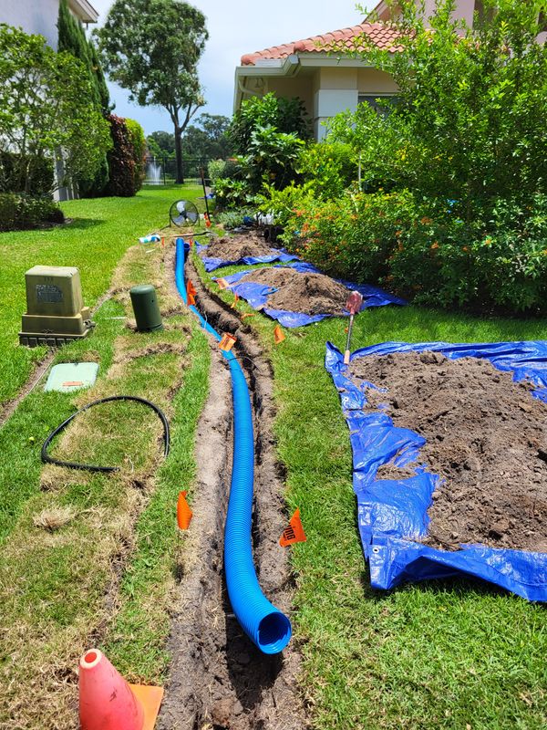 French Drain Installation
