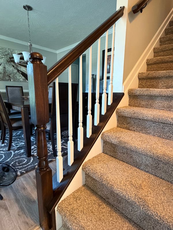 Staircase staining