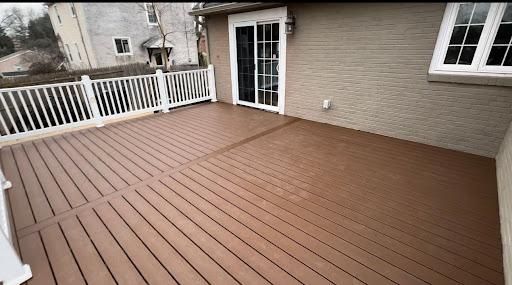 Deck and railings