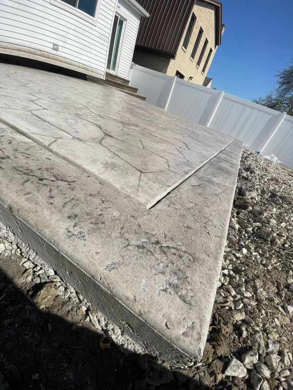 Stamped Concrete Installation
