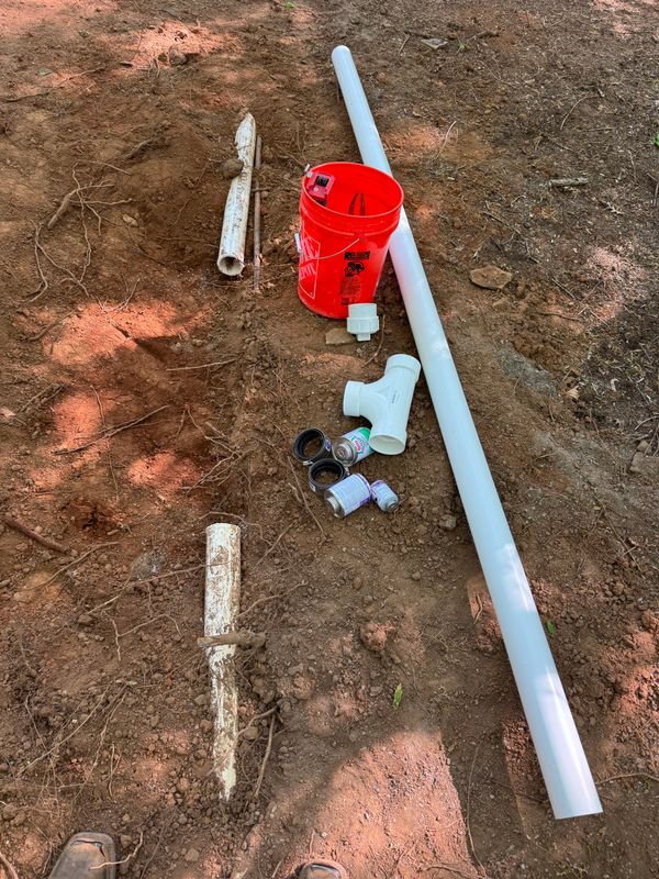 Sewer and Water Line Work