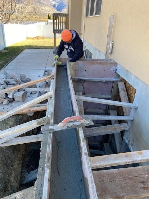 Concrete pouring