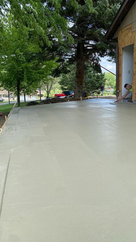 Patio and Driveways