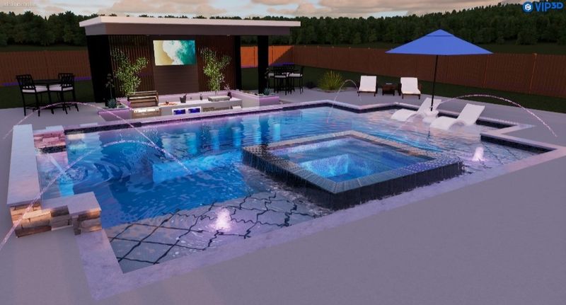 Waterline Tile and Coping