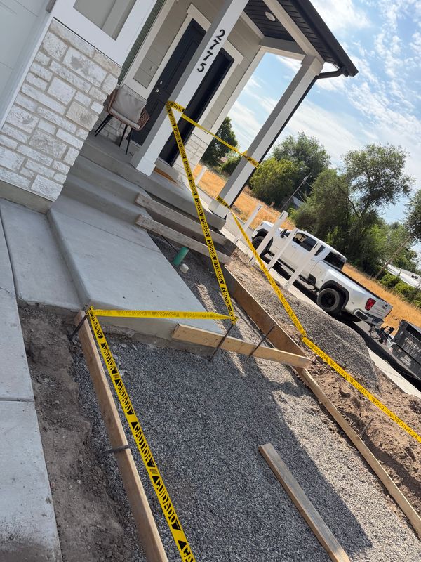 Sidewalk Installation