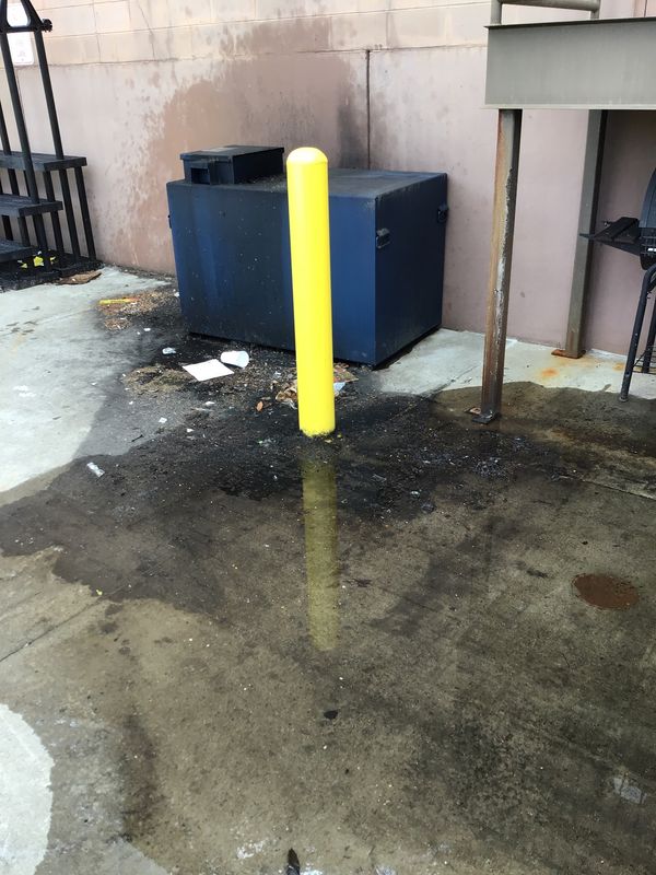 Eco-Safe Dumpster pad Cleaning
