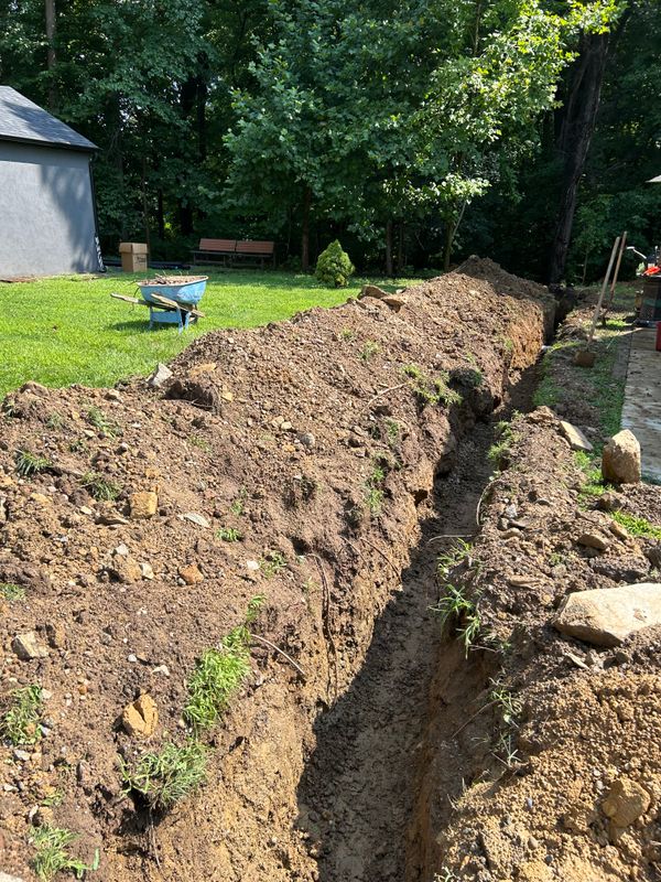 Outdoor French Drains