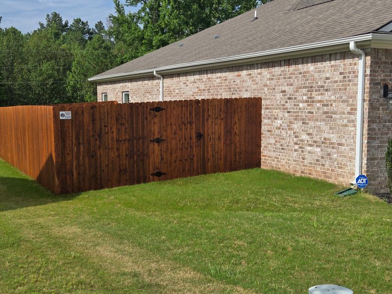 Cedar Privacy Fence Installation