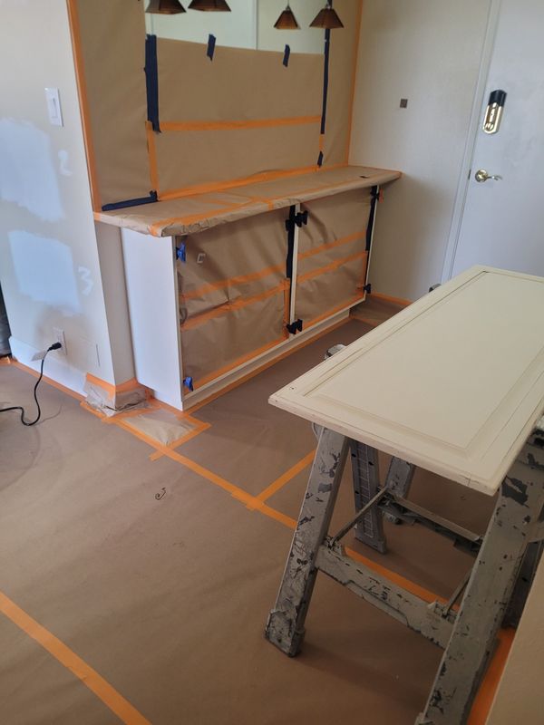 Kitchen Cabinet Repainting