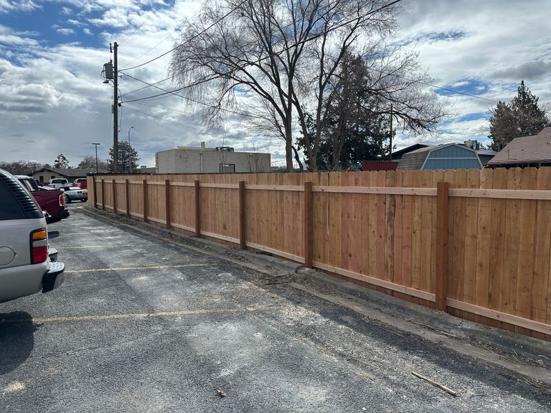 Wood Privacy Fence 