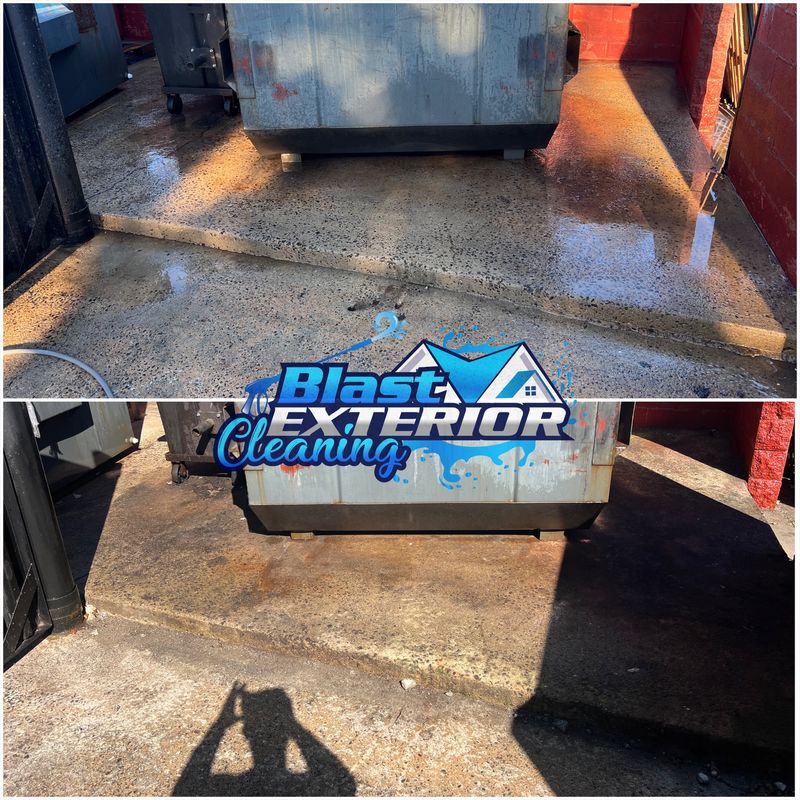 Dumpster Pad Cleaning