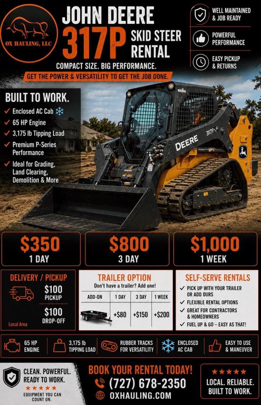 Heavy equipment Rentals