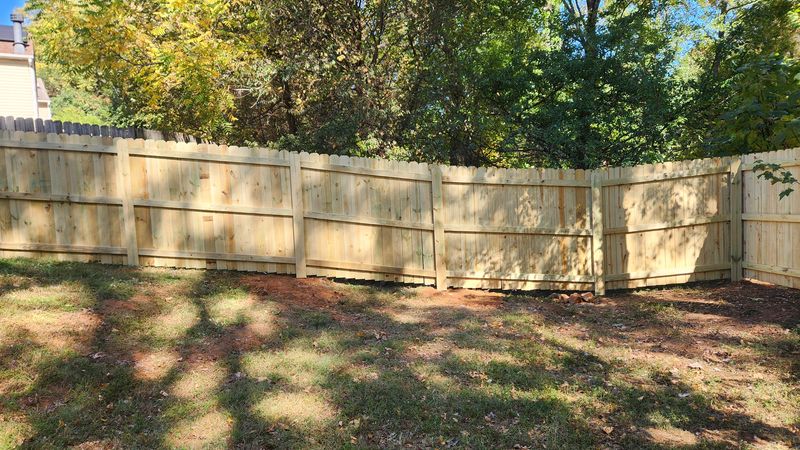 Wood Privacy Fence
