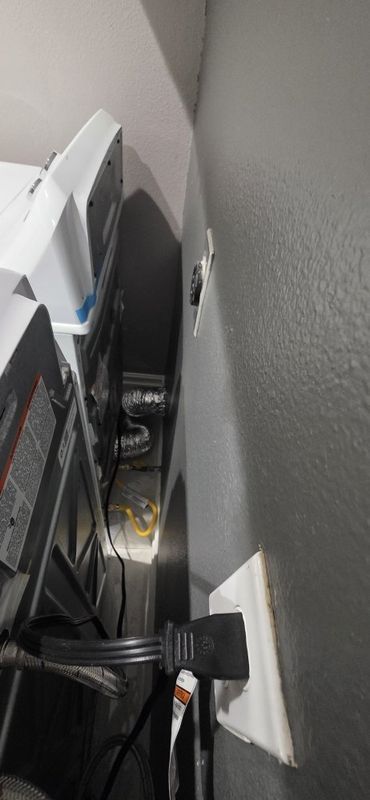 Washer & Dryer Hookup, TV Mounting & Light Install