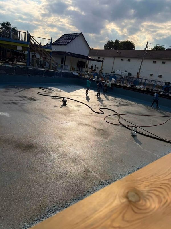 Indoor Cabin Pool Construction