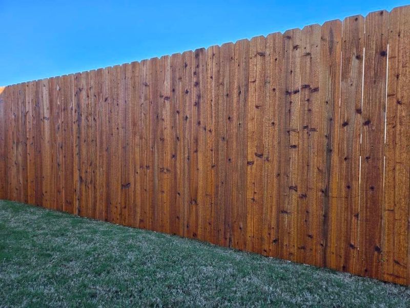 Fence Staining